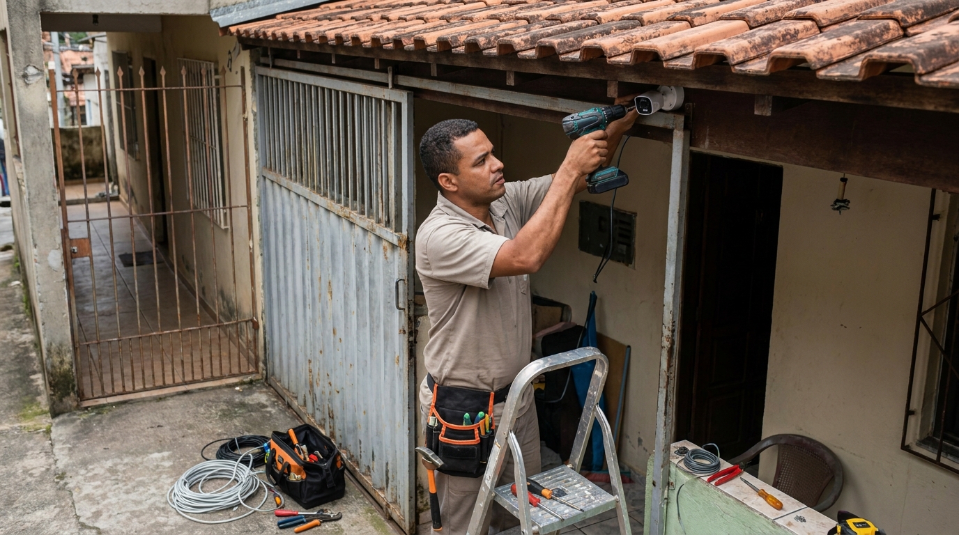 Instalação de Câmera Residencial em Diadema‑SP